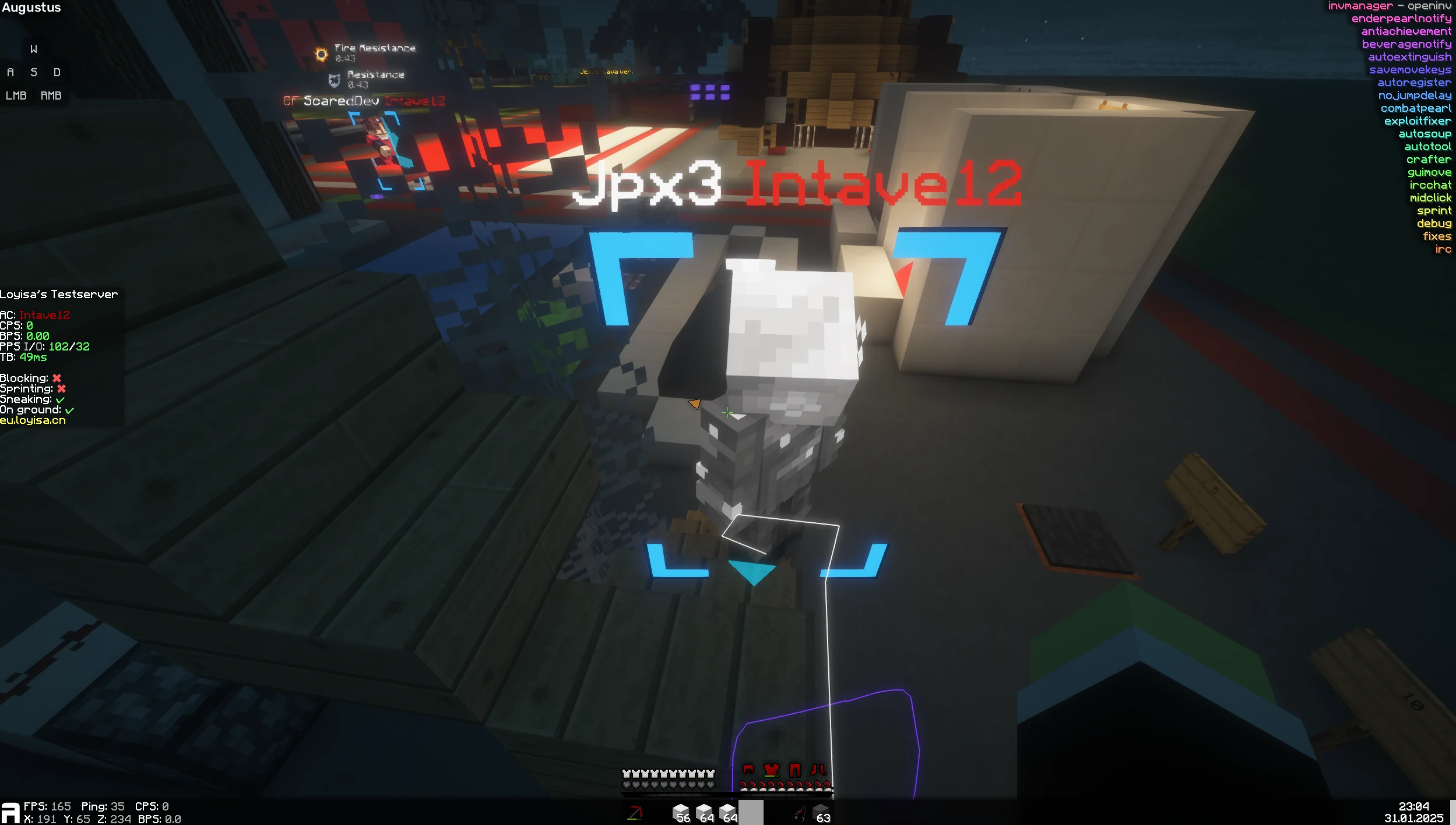 JPX3 shader preset in the Augustus Client